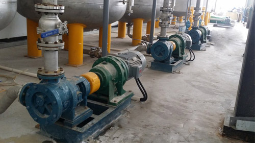 遠東NYP內嚙合高粘度泵在快事達粘膠現場