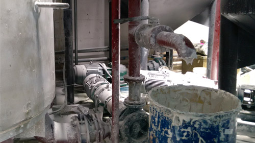 遠東高粘度泵在宏華粘膠現場展示