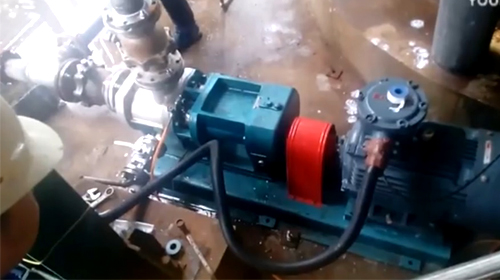 遠東泵業(yè)WKse6雙螺桿泵-杭州浙晨橡膠使用現